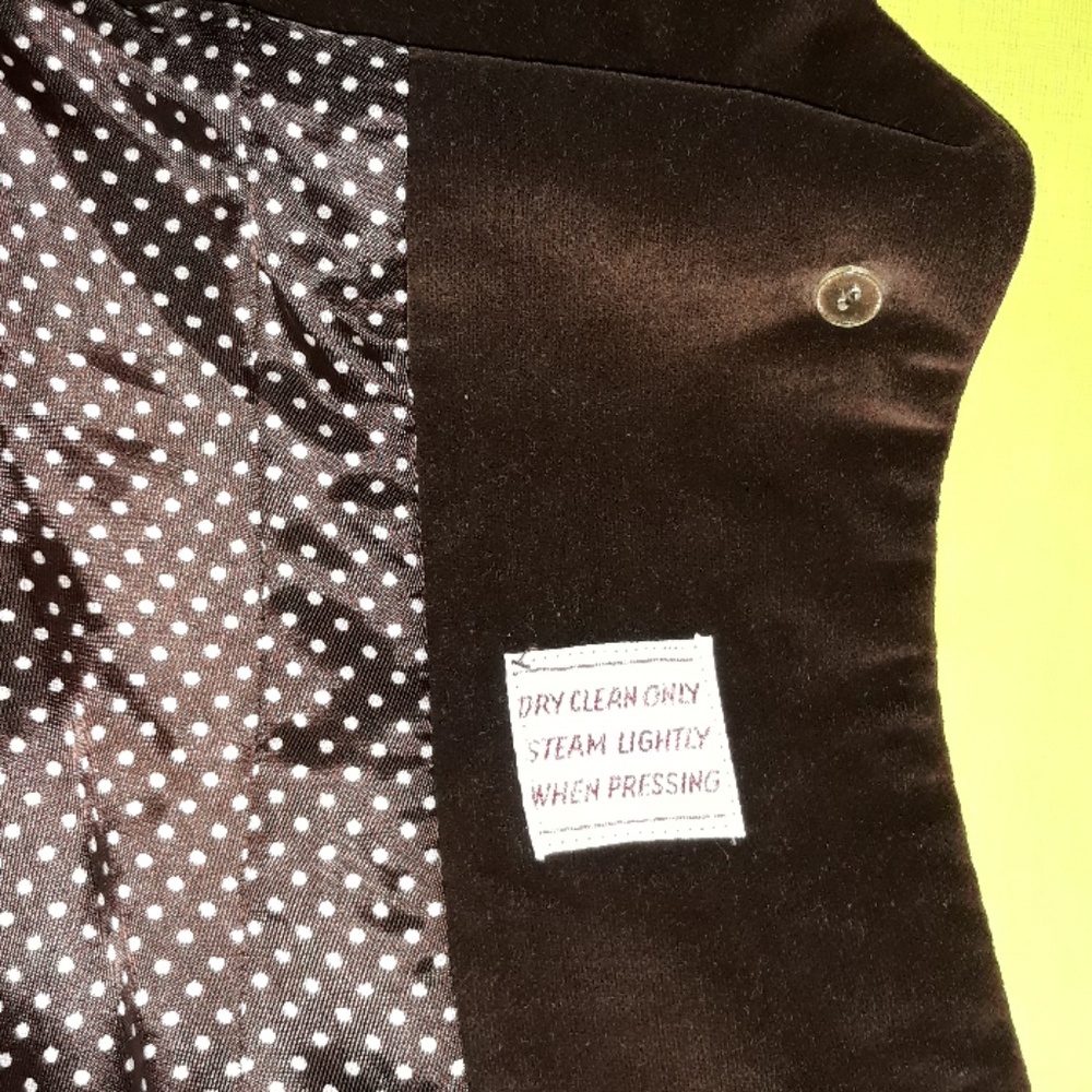 Vintage Velvet Blazer "Danielle" - Picture 5 of 6